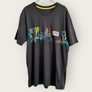 Howler Brothers Savannah Stripe Select Pocket T-Shirt Men's Large Gray Crewneck